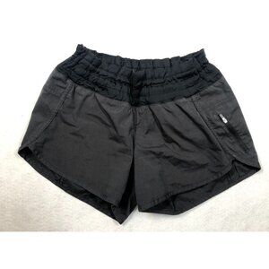 Lululemon Tracker Shorts Black Brief Lined Active Gym Running Women's Size 4